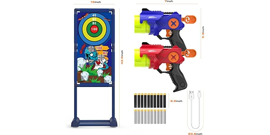 iDock Moving Foam Shooting Target Game Toy