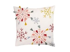 National Tree Company 18X18" Velvet Snowflake Embroidery