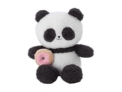 Linzy 10” Panda Stuffed Animal Holding Donut