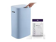 happimess Tammi Kitchen 14.5-Gallon Slim Metal  Trash Can