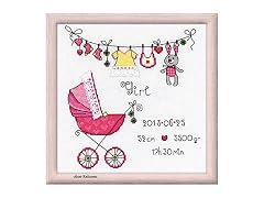 Riolis Cross Stitch Kit - 1417 - It"s a Girl