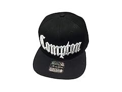 Compton Flat Bill Snapback Hat