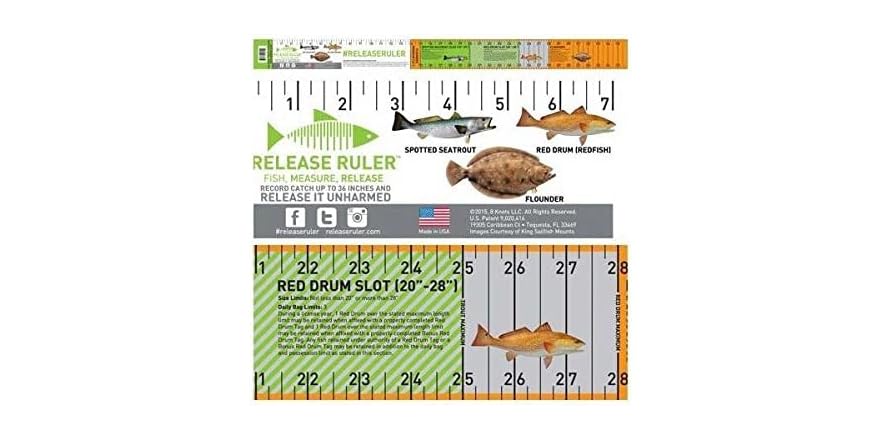 Release Ruler Texas Inshore Slam Decal
