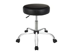 Amazon Basics Drafting Spa Bar Stool with Wheels