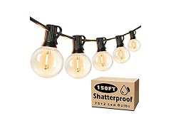 Brightever B0C1ZBG3F2 Outdoor String Light 150FT