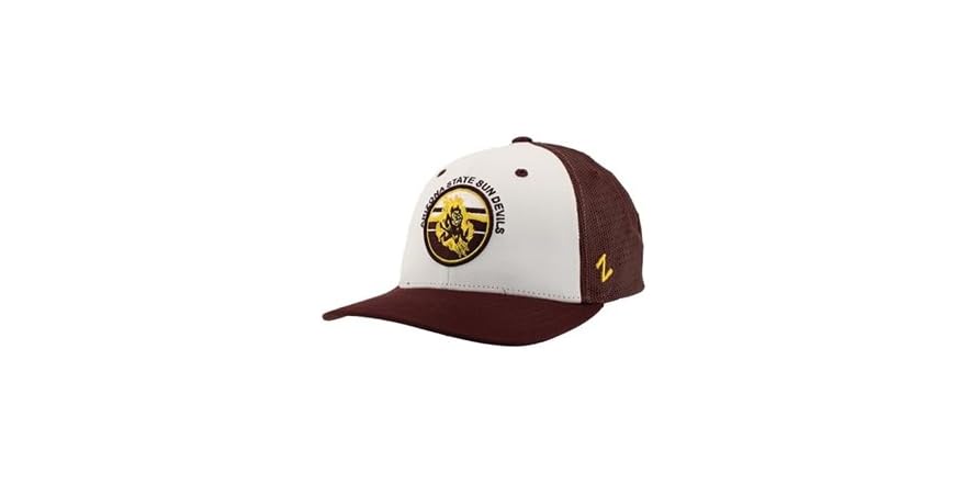 Zephyr NCAA Officially Licensed Trucker Hat - Dakota Switchback Style With 3D Embroidery
