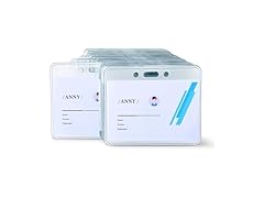 Amazon Basics Clear Name ID Badge Holder