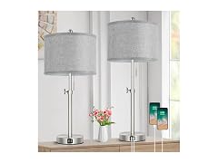 Kondras Grey Table Lamps Set of 2
