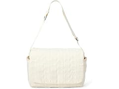 Amazon Essentials Quilted Tote Bag, Ivory (OS)