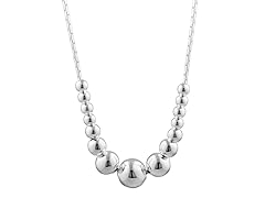 Sterling Silver Multi Bead Necklace