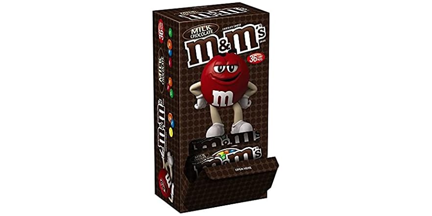 M&M'S Milk Chocolate Candy Singles, 36ct
