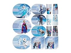 Frozen Party Plates Cups Napkins 120pc