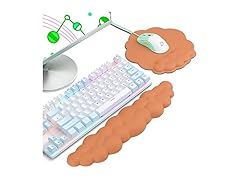 Cloud Wrist Rest for Keyboard & Mouse