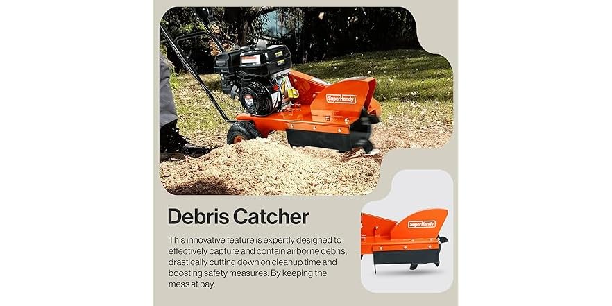 SuperHandy Gas Stump Grinder