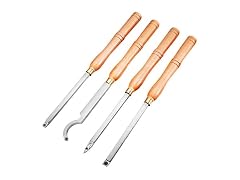 Wood Turning Tools for Lathe 4 PCS Set, Carbide