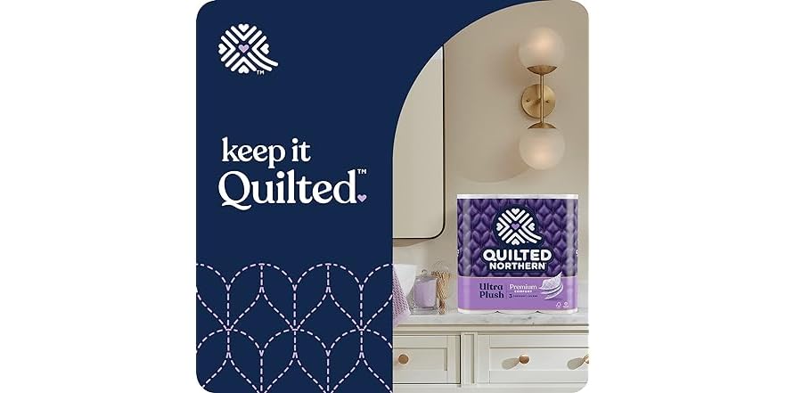Quilted Northern Toilet Paper, 12 Mega Rolls