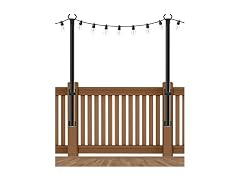 Beizelte 2-Pack 5ft String Light Poles
