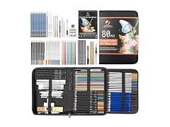 80PCS Drawing Set Sketching Kit, Art