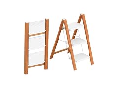 HBTower 3-Step Aluminum Folding Ladder