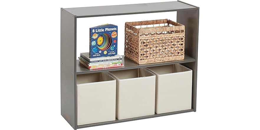 ECR4Kids Streamline 2-Shelf Storage Cabinet