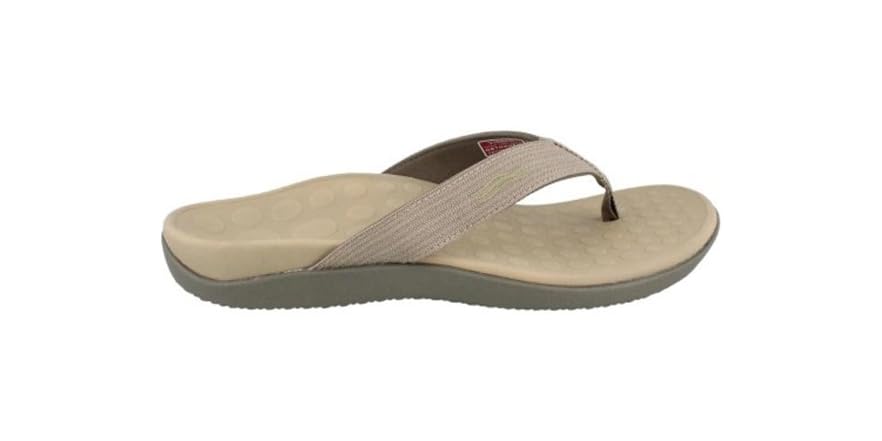 VIONIC UNISEX MEN'S VIONIC WAVE BROWN SANDAL IN