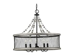 Austelle 5-Light Chandelier, Bronze