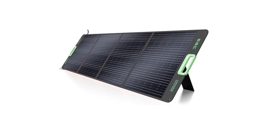 EBL 200W Portable Solar Panel Just $115.xx Shipped Free with Prime