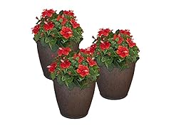 Sunnydaze 24-Inch Anjelica Large Plastic Pot