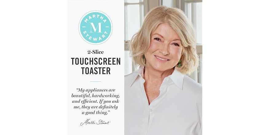 Toaster Look In Computer Martha Stewart 2-Slice Toaster