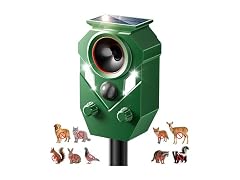 Solar Powered Ultrasonic Animal Repellent
