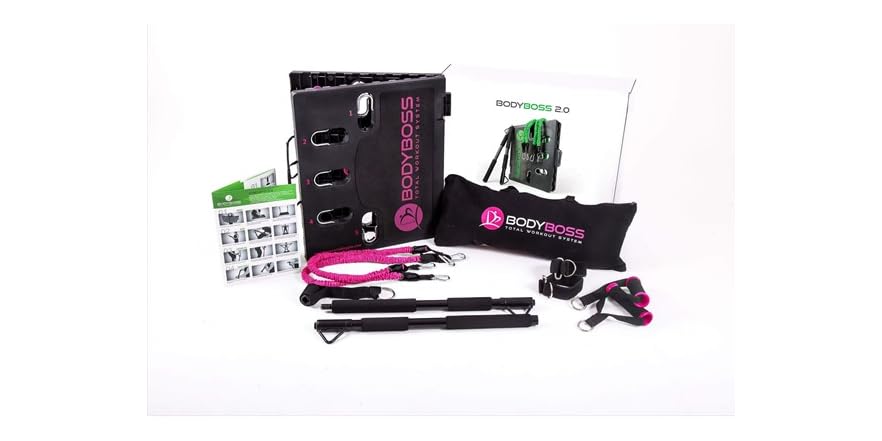 BodyBoss Home Gym 2.0 - Tragbares Fitness-Studio Für Zuhause & Unterwegs