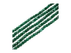 Adabele 36pcs Natural Emerald Green Jade Gemstone 