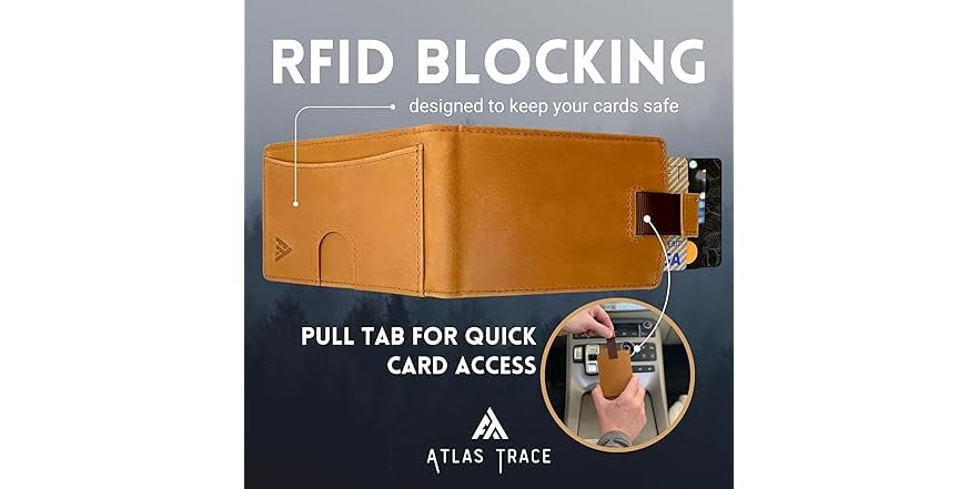 Atlas Trace Minimalist Wallet RFID