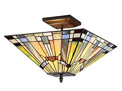 Mission 2-Light Semi-flush