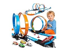 Race Track Set 4 Cars 4 Loops 35-Piece