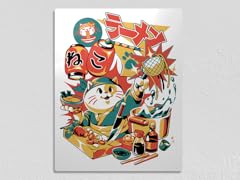 "Neko Ramen" Metal Poster
