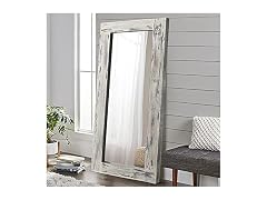 KIAYACI Over Sized Floor Mirror Wood Frame 71" x 32"