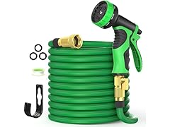 25FT  Expandable Garden Hose- Green