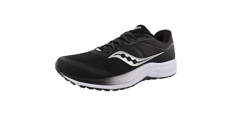 Chaussures De Running Saucony Omni 19 Pour Homme - Noir Et Blanc - Taille 9.5 US