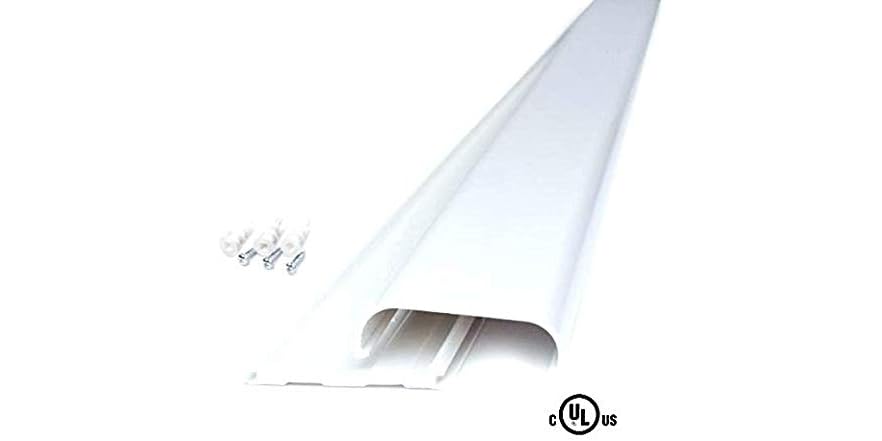 Legrand Wiremold TV Power & Cable Concealment Kit – Model GSK701, White, Open Box