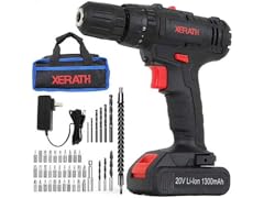 20V Cordless Drill Driver Kit 46pc