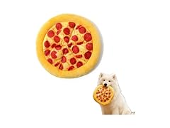 OOGIFCHE (2 Pack) Dog Toy Pizza Plush