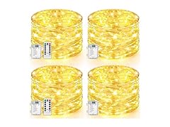 Lakumu 4 Pack 33FT Fairy Lights