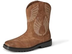 Amazon Essentials Men's Square Toe Western Cowboy Boots