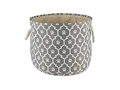 Bone Dry Pet Storage Paw Print Bin