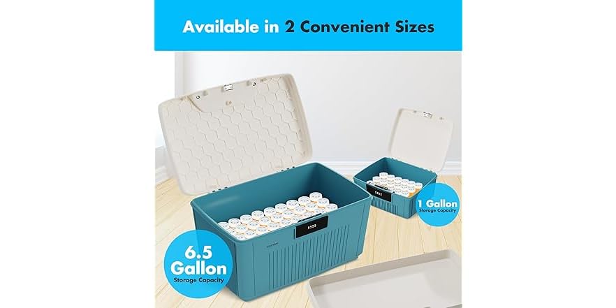 Storage Container Bi SereneLife Lockable Storage Container Bi