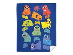 Pugs and Videogames Mink Fleece Blanket