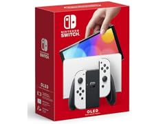 Nintendo Switch – OLED Model w/White Joy-Con