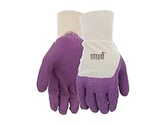 MUD 020DP Latex Grip Garden Gloves, Violet