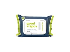 Goodwipes Flushable Butt Wipes Cedar 60ct